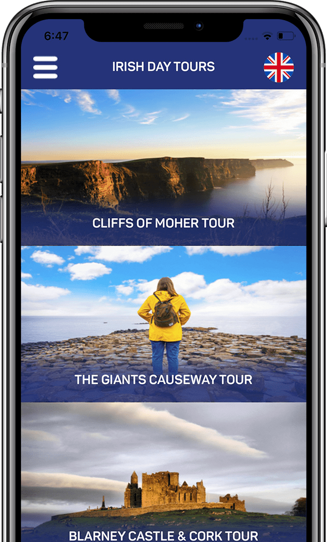 Irish day tours screenshot