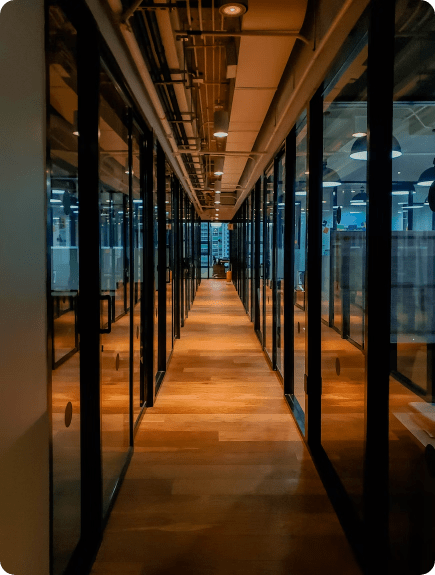iOS Office hallway or IT office hallway